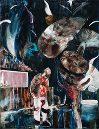 The Heart Attack by Adrian Ghenie contemporary artwork painting
