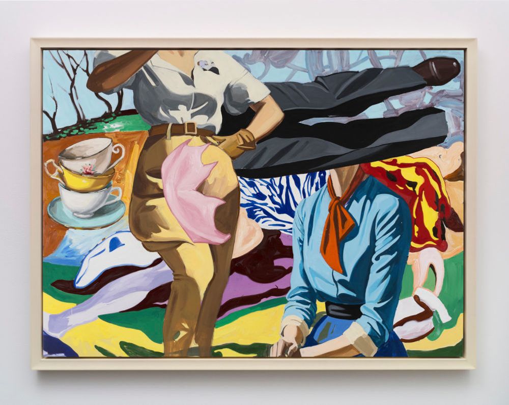 New Pastoral - Complex, 2025 by David Salle, Oil, acrylic, flashe