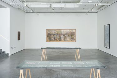 Exhibition view: David Koloane, … Also Reclaiming Space, Goodman Gallery, London (2 December 2020–9 January 2021). Courtesy Goodman Gallery.