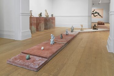 Exhibition view: Group Exhibition, Born from Earth, Richard Saltoun Gallery, London (5 July–13 August 2022). Courtesy Richard Saltoun Gallery.