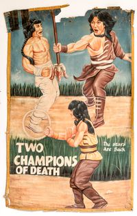 Two Champions of Death by D.A. Jasper contemporary artwork painting
