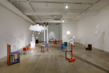 Exhibition view: Group Exhibition, from the Ceiling, on the Floor, SPACE SO, Seoul (8 April–9 May 2021). Courtesy SPACE SO.