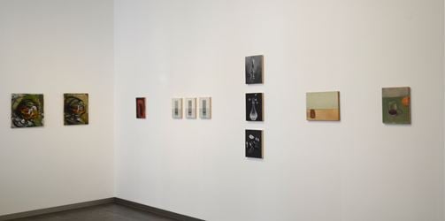 Exhibition view: Group exhibition, Secret of Things. Painted Pieces, Beck & Eggeling International Fine Art, Düsseldorf (16 November 2018–2 February 2019). Courtesy Beck & Eggeling International Fine Art.