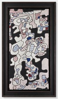 Le porteur d’horloge 4 avril 1965 by Jean Dubuffet contemporary artwork works on paper
