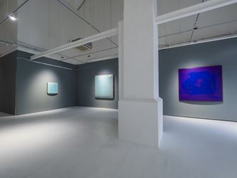 Su Xiaobai, Luminescence, 2016. Exhibition view, Pearl Lam Galleries, Dempsey Hill. Image courtesy Pearl Lam Galleries. 