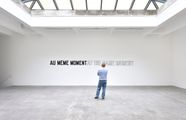 AT THE SAME MOMENT by Lawrence Weiner contemporary artwork 2