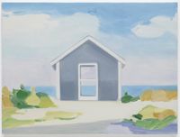 Summer Shack (Door) by Maureen Gallace contemporary artwork painting