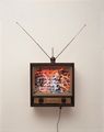 Neon TV - Love is 10,000 miles by Nam June Paik contemporary artwork 2