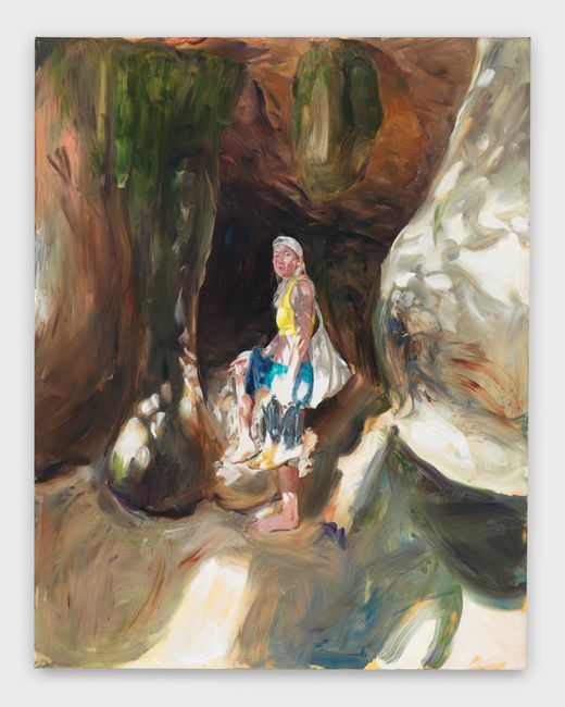 Entering the cave by Jenna Gribbon contemporary artwork