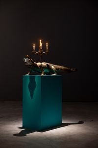 Candlestick With Crocodile by Su Meng-Hung contemporary artwork sculpture