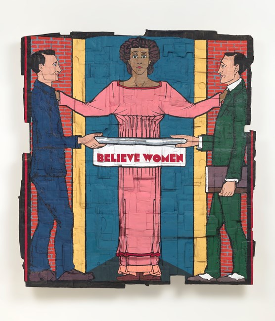 Believe Women by Andrea Bowers contemporary artwork