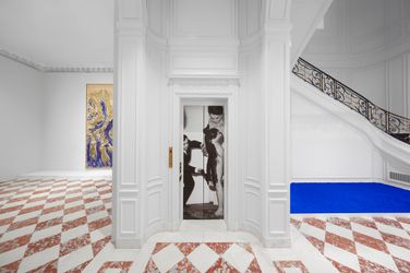 Exhibition view: Yves Klein, Yves Klein And The Tangible World, Lévy Gorvy Dayan, New York (11 April–25 May 2024).Courtesy Lévy Gorvy Dayan.