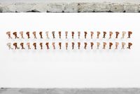 Corps D'Argile (20 pieces) by M'barek Bouhchichi contemporary artwork sculpture