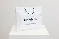Chanel Shopping Bag by Sylvie Fleury contemporary artwork sculpture