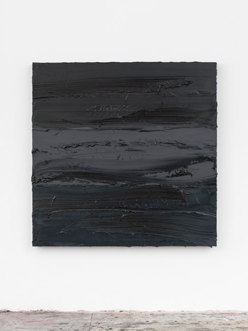 Untitled (Lamp Black/Graphite Grey/Prussian Blue) by Jason Martin contemporary artwork