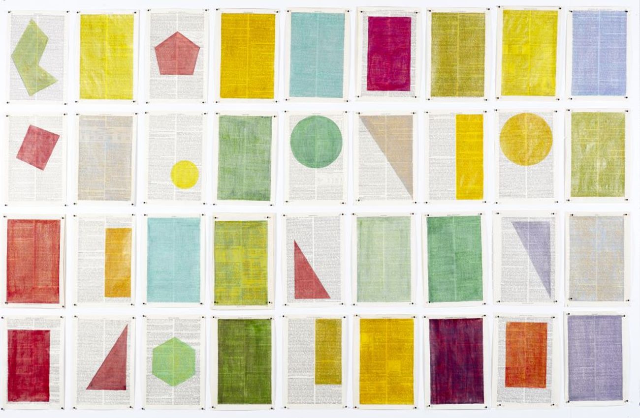 Drawing for Waiting for the Sibyl (Geometry of Colour), 2021 by William