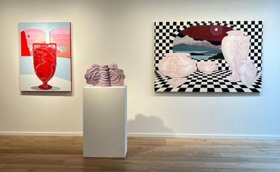 Exhibition view: Lily Lewis and Alice Gavalet, Vessel State, Patricia Low Contemporary, Gstaad (1 July–13 August 2023). Courtesy Patricia Low Contemporary.