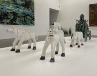 Chevaux by BASILE BOON contemporary artwork ceramics