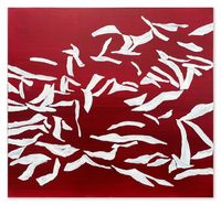 Migration Violet Red SF 1 by Ricardo Mazal contemporary artwork painting