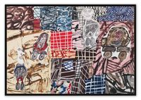 Parages fréquentés by Jean Dubuffet contemporary artwork mixed media
