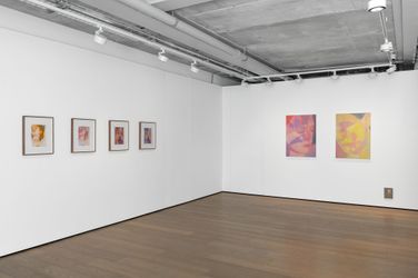 Exhibition view: Inès Longevial, Pourfendue, Almine Rech, London (22 November–22 December 2023). Courtesy the artist and Almine Rech.