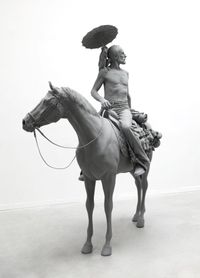 The Horseman by Hans Op de Beeck contemporary artwork sculpture