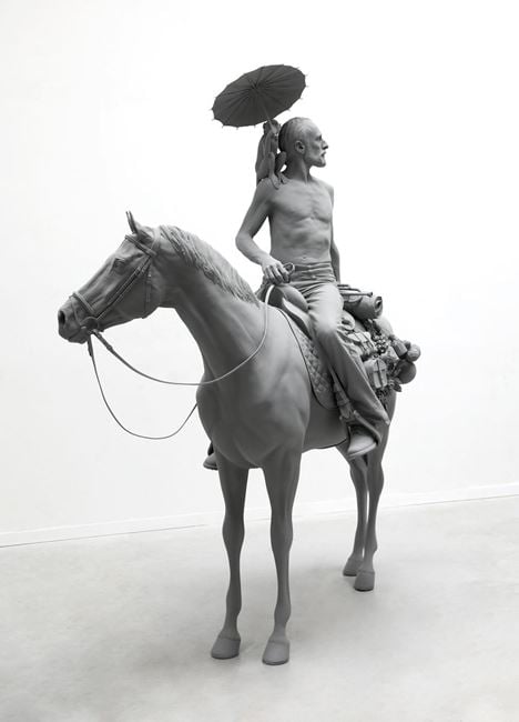 The Horseman by Hans Op de Beeck contemporary artwork