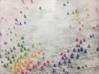Rainbow Forest by Yu Ya-Lan contemporary artwork print