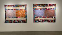 South African Love Story #2: Part I and II (diptych) by Faith Ringgold contemporary artwork