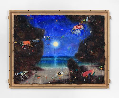 Padang Moon by Ashley Bickerton contemporary artwork painting