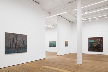 Exhibition view: Arturo Kameya, Los Ovnis, GRIMM, New York(24 March–6 May 2023). Courtesy the artist and GRIMM, Amsterdam/New York/London. Photo: Gregory Carideo.Image from:Arturo Kameya Absorbs Us into Memories of His Past at GRIMM New YorkRead Advisory PerspectiveFollow ArtistEnquire
