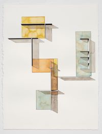 Study for Planar Configuration Variant #8 by Andrea Zittel contemporary artwork painting
