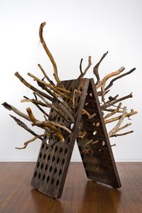 Echidna Riddler by John Wolseley contemporary artwork sculpture