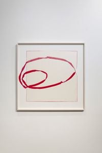 Floating Line Drawings (Double Loop) by Jill Baroff contemporary artwork works on paper, drawing