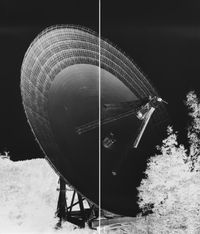 Radio Telescope, Effelsberg, XII: September 9, 2013 by Vera Lutter contemporary artwork photography