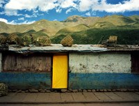 The Flowing Rainbow, Cabin on Sichuan—Tibet Road Chang du No.46 川藏线房子—昌都 46号 by Xiong Wenyun contemporary artwork photography