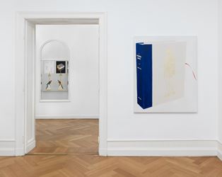 Exhibition view: Frances Stark, lonely and abandoned on the market place, Galerie Buchholz, Berlin (28 June–17 August 2019). Courtesy Galerie Buchholz Berlin/Cologne/New York.