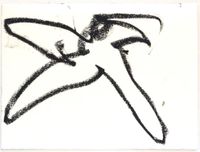 Reanimation performance drawing (Bird Drawing) by Joan Jonas contemporary artwork painting, drawing
