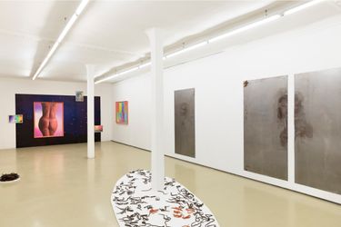 Exhibition view: Group Exhibition, Artist in Residence 2023: Croatia/Hungary/Sri Lanka/Vienna, Krinzinger Schottenfeld, Vienna (2 February–23 March 2024). Courtesy Galerie Krinzinger.
