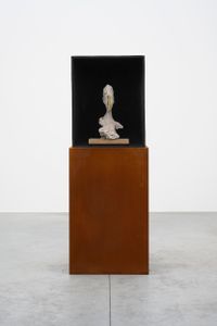 Composition with Yellow Vertical by Mark Manders contemporary artwork sculpture