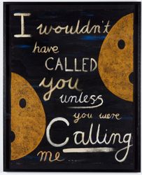 Nell, I wouldn't have CALLED you unless you were calling me (2019). Acrylic paint and Japanese pigment on canvas. 102.4 x 82.7 cm. Courtesy the artist and STATION, Melbourne and Sydney. Photo: Jenni Carter.Image from:Nell: 'I'm always thinking about how a painting might sound'Read ConversationFollow ArtistEnquire