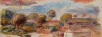 Paysage du midi, fragment by Pierre-Auguste Renoir contemporary artwork