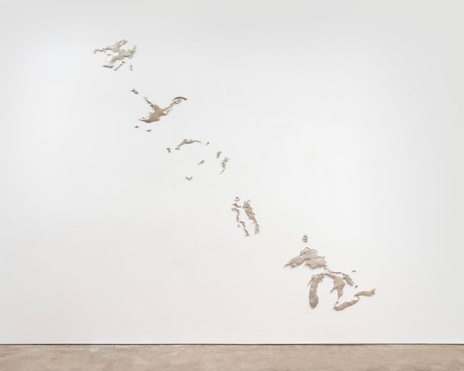 The Traces Left Behind (From the Great Bear Lake to the Great Lakes) by Maya Lin contemporary artwork