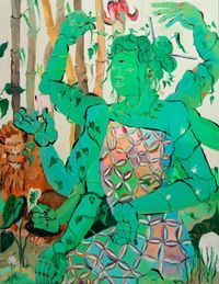 Durga – Balance on earth by Franziska Fennert contemporary artwork painting