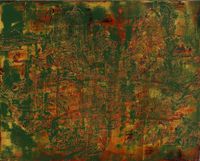 Landscape of Crimson and Green Exercise by Su Meng-Hung contemporary artwork painting