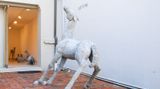 Contemporary art exhibition, Cat Auburn, Push me Pull you at Bartley & Company Art, Wellington, New Zealand