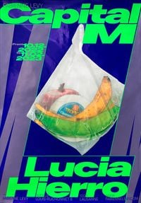 Exhibition Poster – Capital M by Lucia Hierro contemporary artwork print