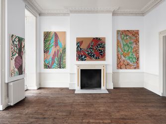 Exhibition view: Sydney Albertini, Impressions, Tristan Hoare Gallery, London (17 November–16 December 2022). Courtesy Tristan Hoare Gallery.