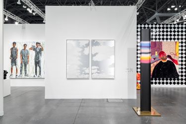 Installation view: Booth 217, The Armory Show 2023, Kavi Gupta, New York (8–10 September 2023). Courtesy Kavi Gupta, New York. Photo: Timothy Johnson.