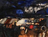 Cloud Drama by John Hultberg contemporary artwork painting